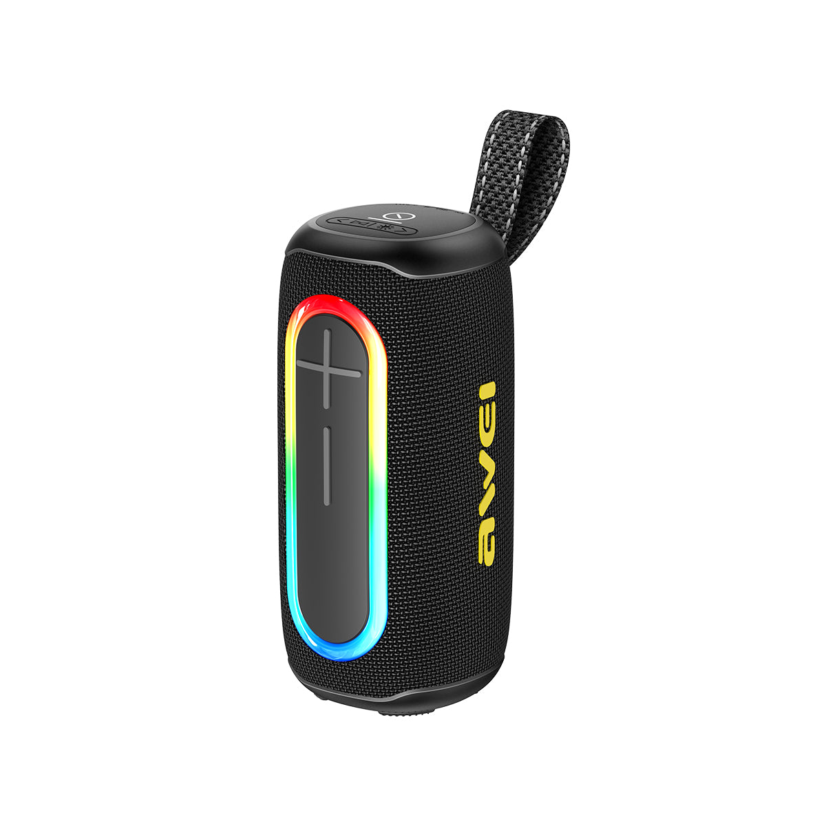 Altavoz Bluetooth Awei Y885 con barra de sonido LED intermitente, subwoofer portátil para interiores y exteriores