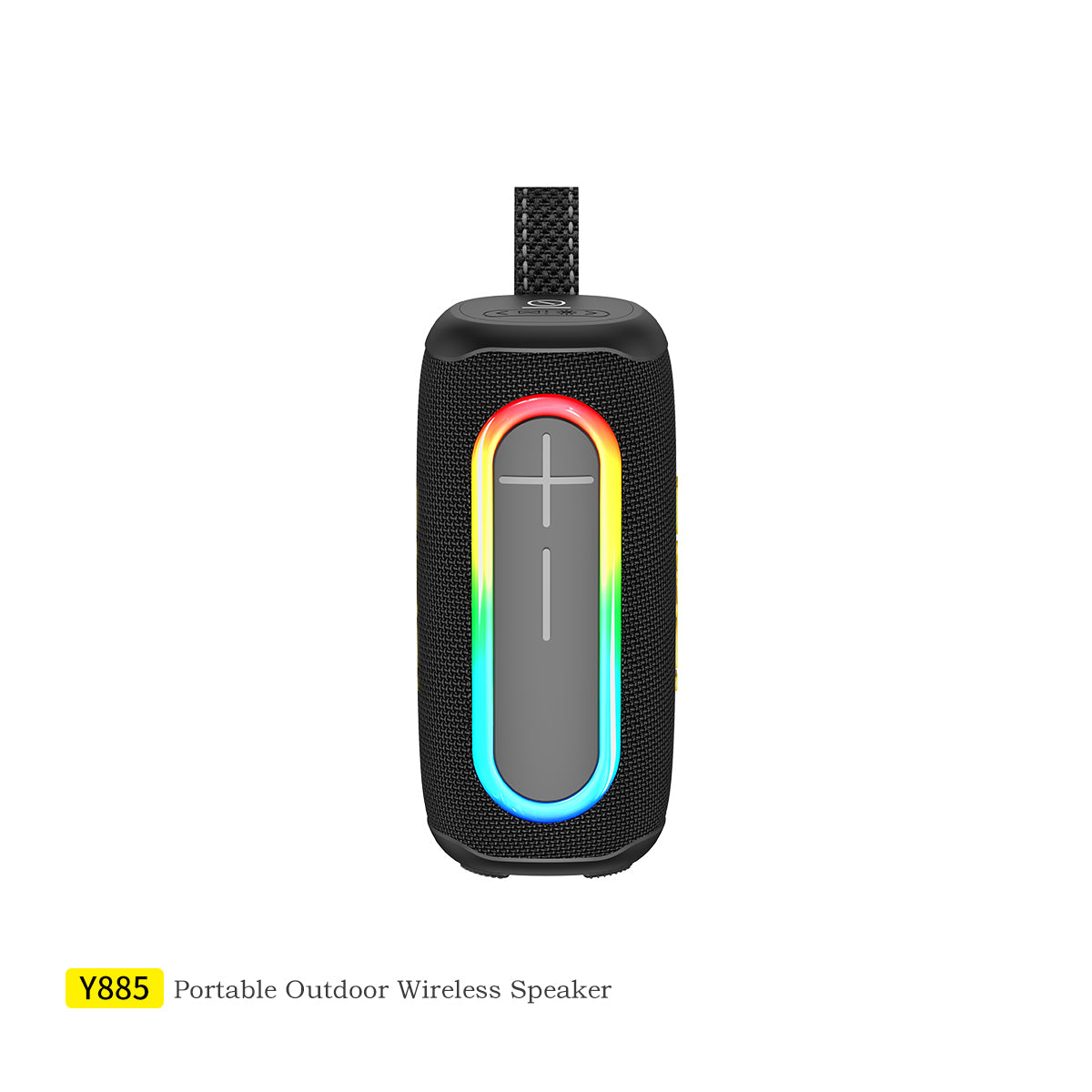 Altavoz Bluetooth Awei Y885 con barra de sonido LED intermitente, subwoofer portátil para interiores y exteriores