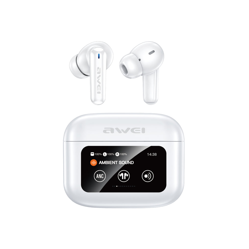 Auriculares Bluetooth con pantalla táctil a color AWEI T56ANC