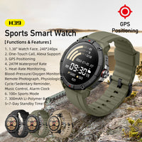 Reloj inteligente deportivo GPS resistente al agua AWEI H39