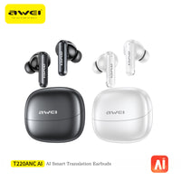 Auriculares Bluetooth Awei T220 ANC con IA y True Wireless