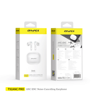 AWEI T92ANC Pro Earphone (Active Noise Cancellation,Clear Calls)